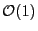 $\mathcal {O}(1)$