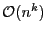 $\mathcal {O}(n^k)$